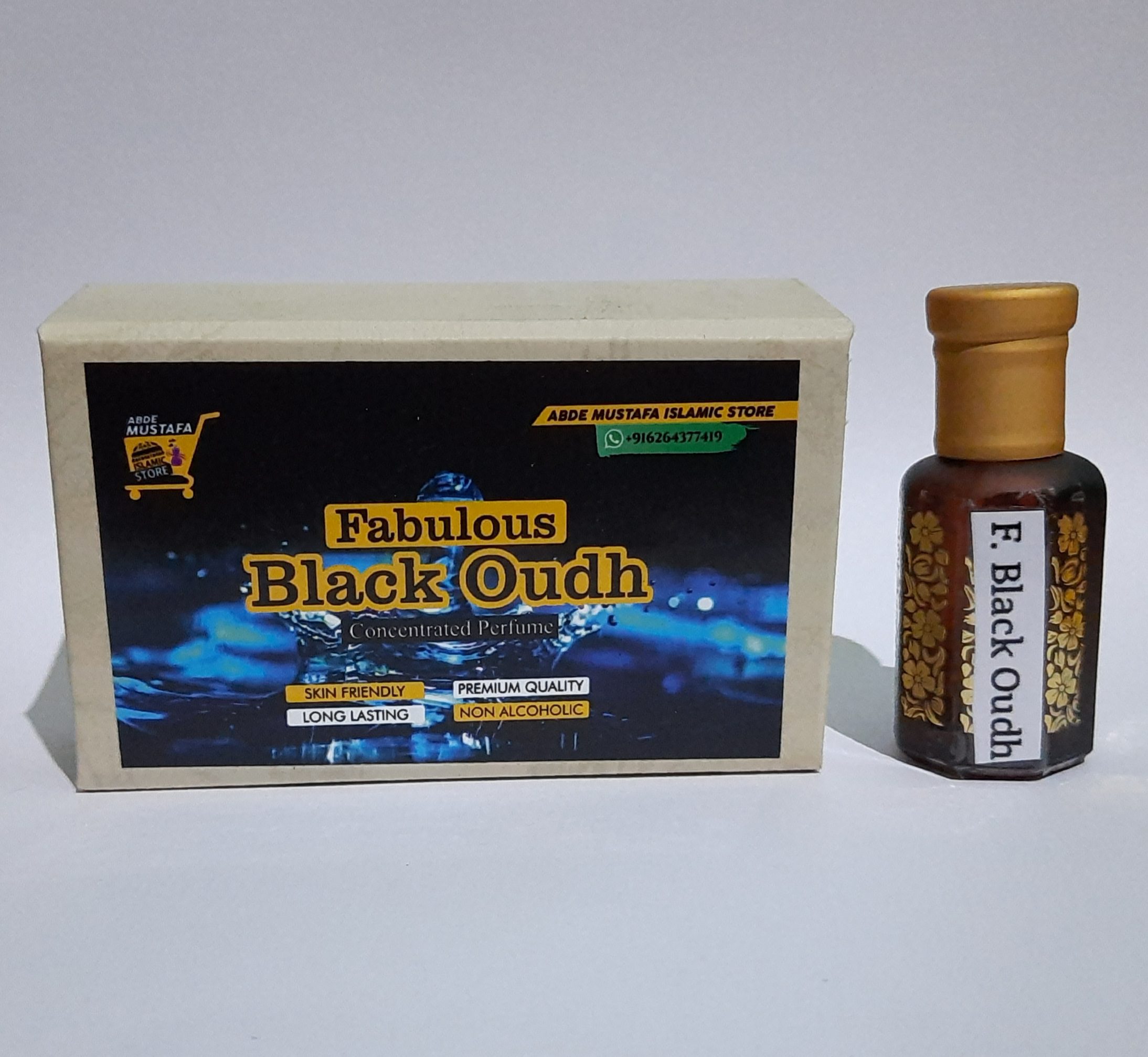 Fabulous Black Oudh Premium Quality Non Alcoholic Synthetic Attar 10m