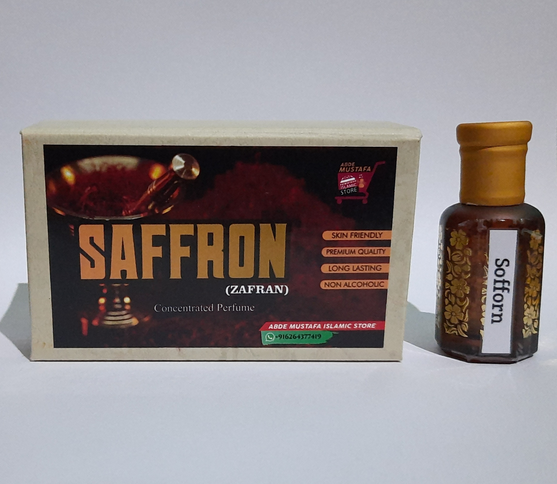 Saffron (Zafran ) Premium Quality Synthetic Attar 10ml