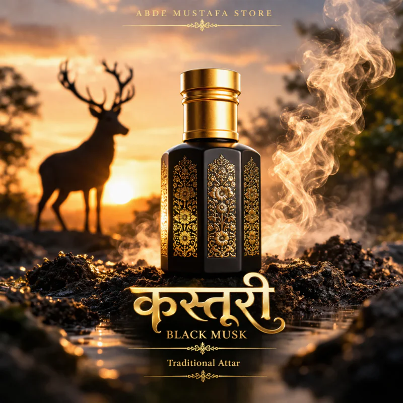 Kastoori Attar – Premium Black Musk, Long Lasting & Alcohol-Free by Abde Mustafa Store