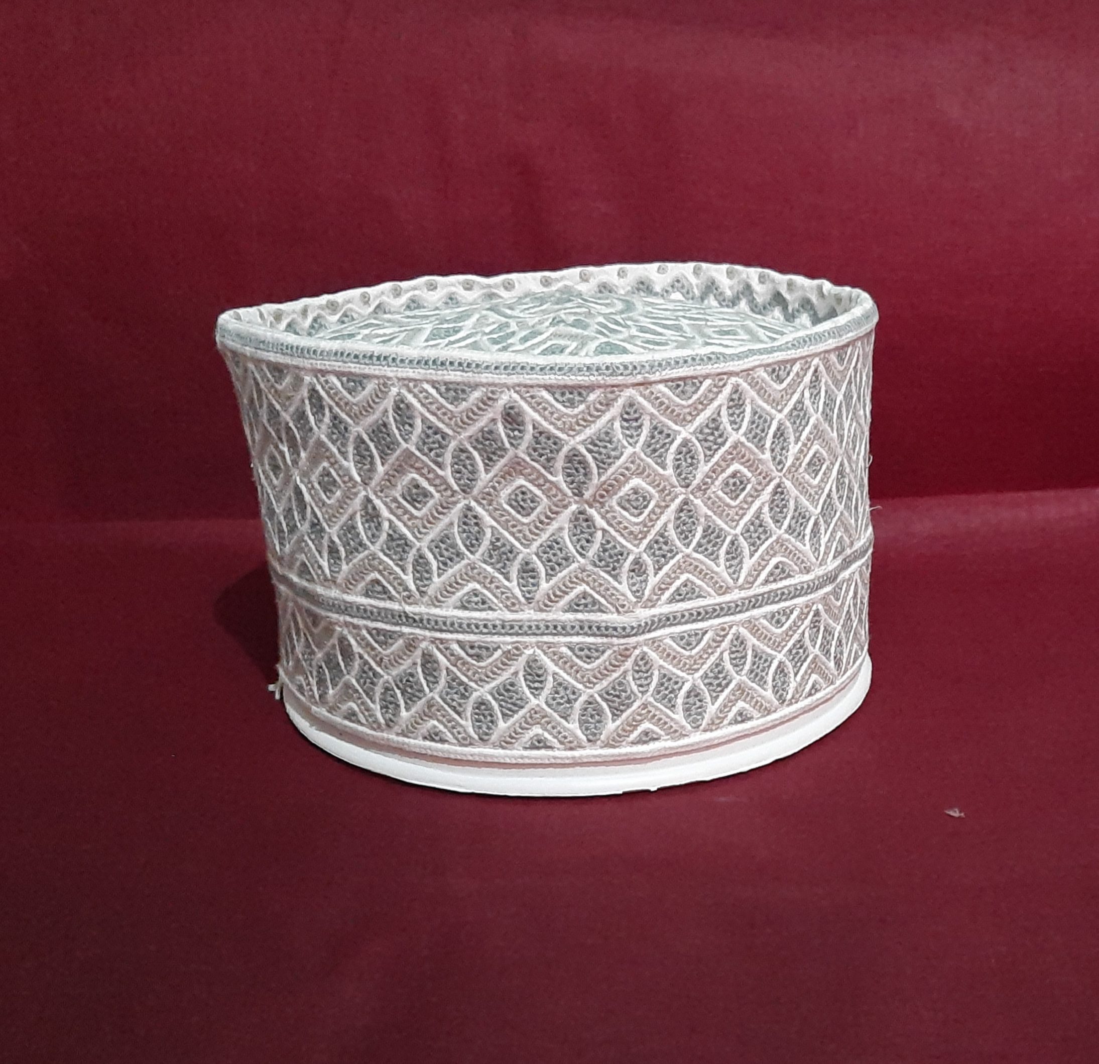 New Original Omani Barkati Cap Soft Cotton Material modal no. 101 Size 21 (Barkati Topi)