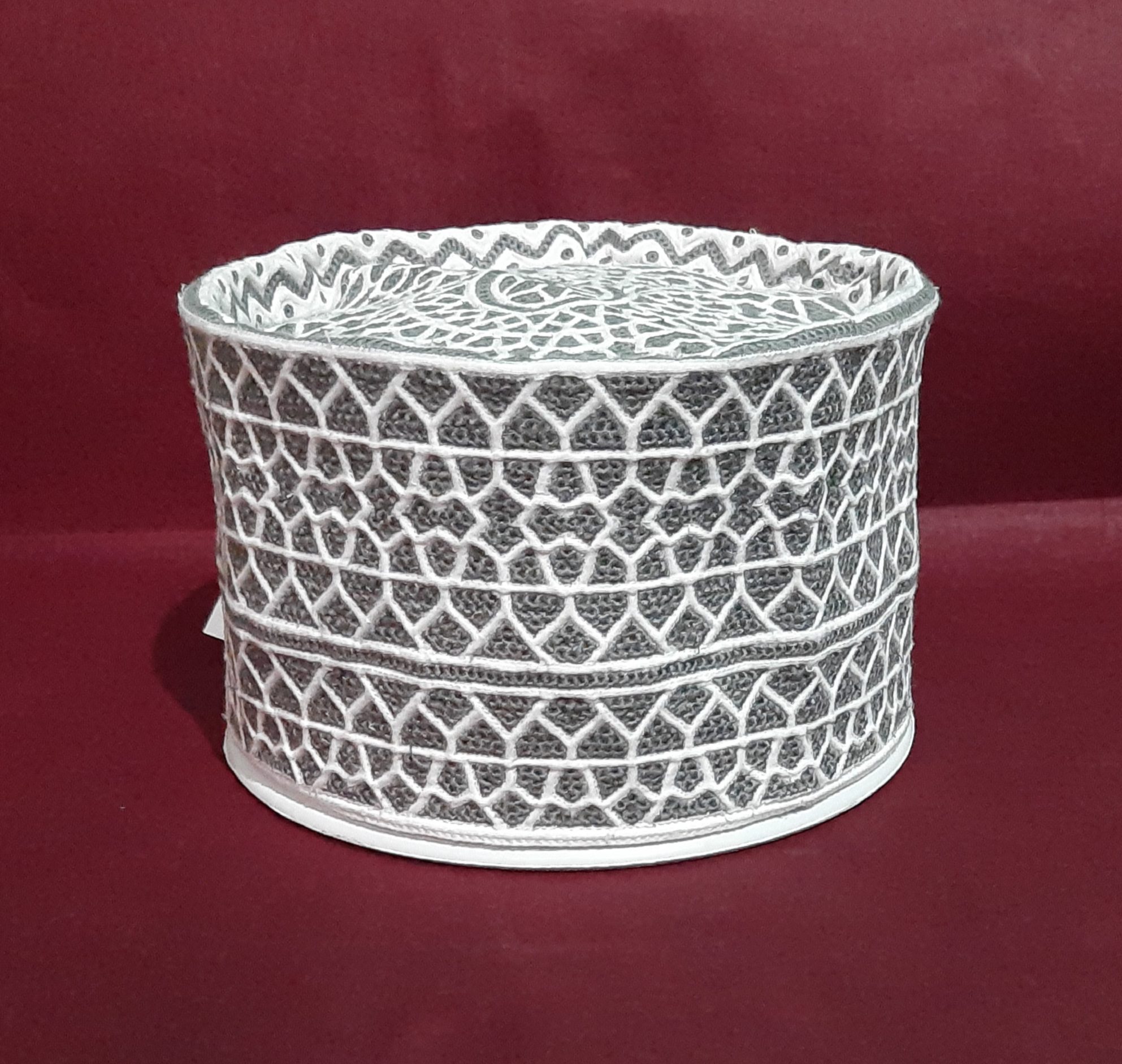 New Original Omani Barkati Cap Soft Cotton Material modal no. 102 Size 21 (Barkati Topi)