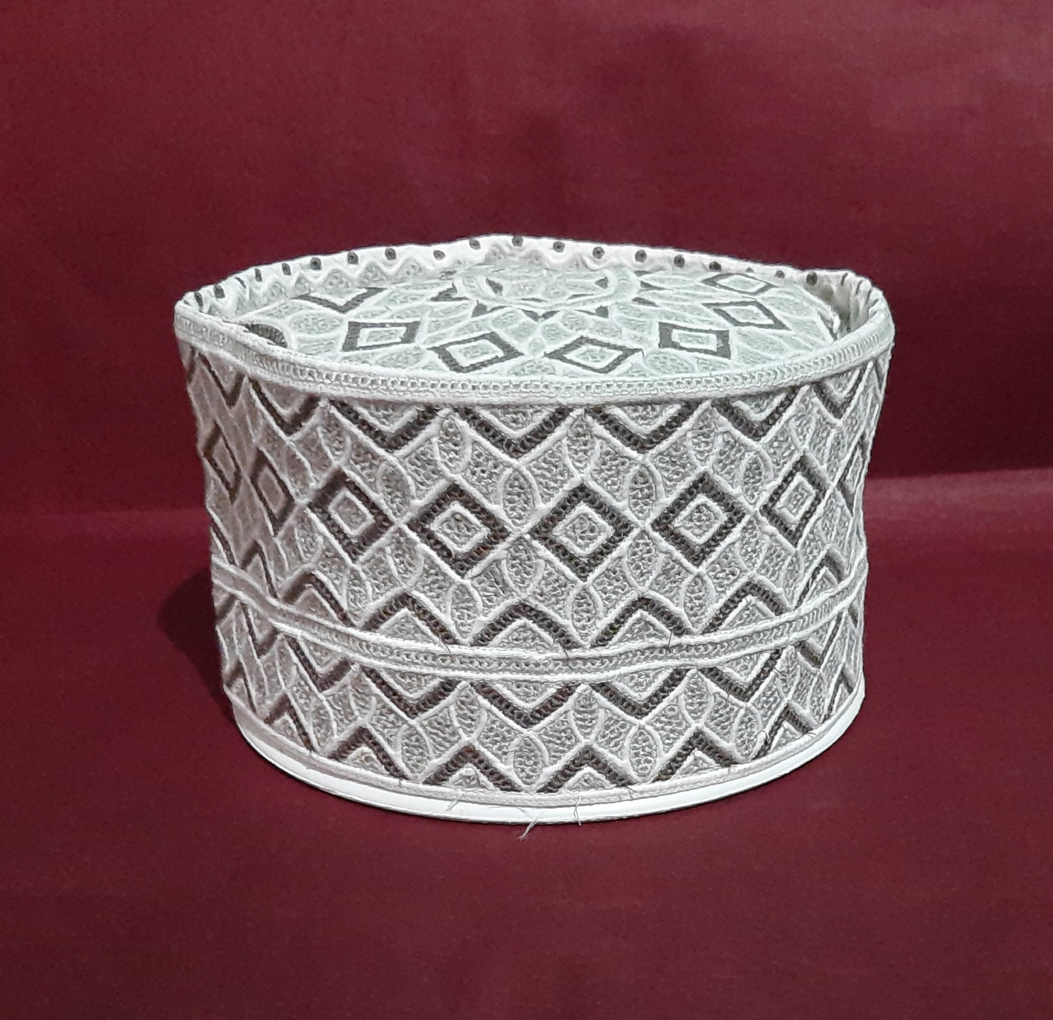 New Original Omani Barkati Cap Soft Cotton Material modal no. 106 Size 21 (Barkati Topi)
