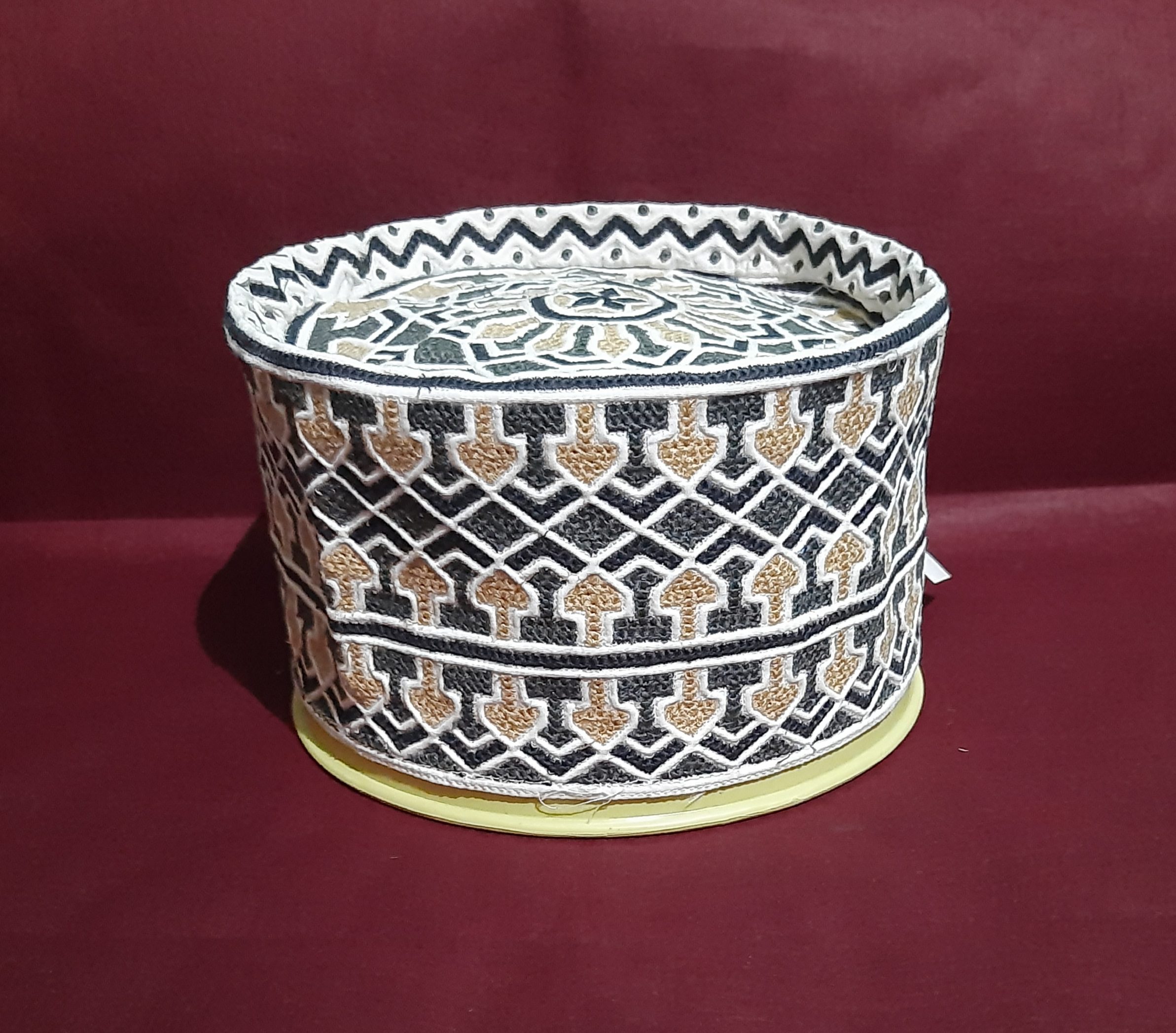 New Original Omani Barkati Cap Soft Cotton Material modal no. 108 Size 21.5 (Barkati Topi)