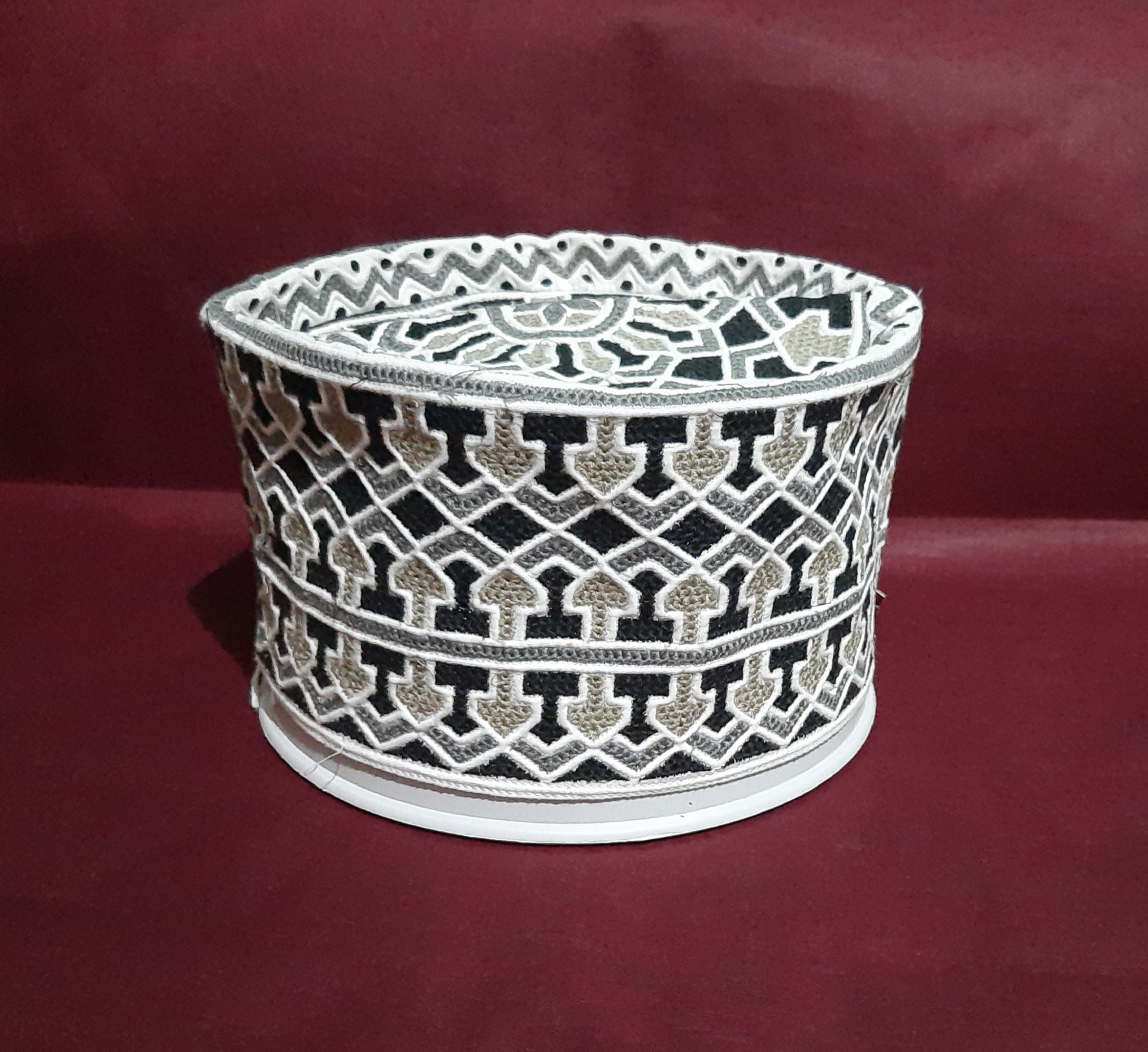 New Original Omani Barkati Cap Soft Cotton Material modal no 115 Sizs 22 ( Barkati Topi)
