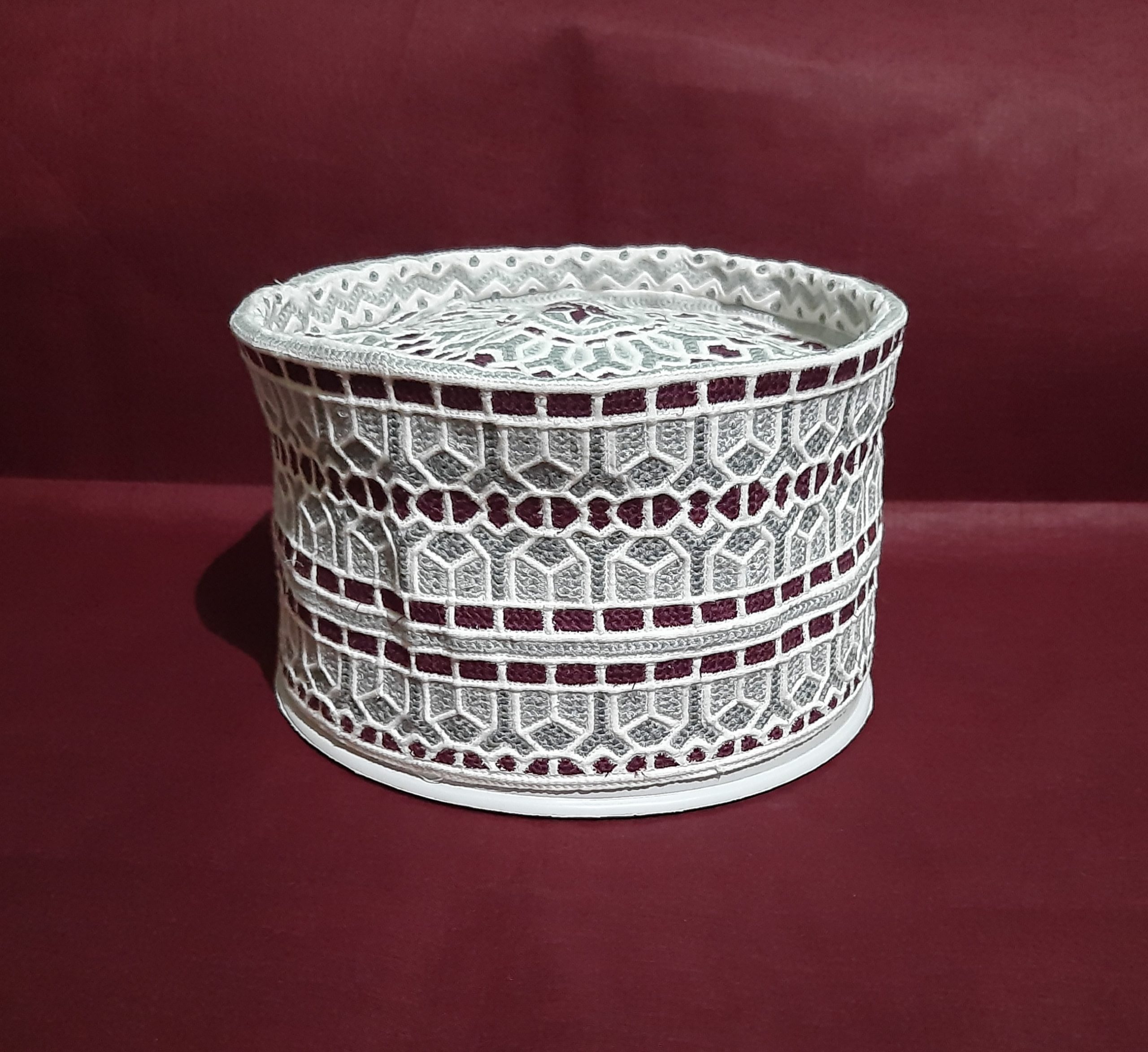 New Original Omani Barkati Cap Soft Cotton Material modal no 116 Sizs 22 ( Barkati Topi)