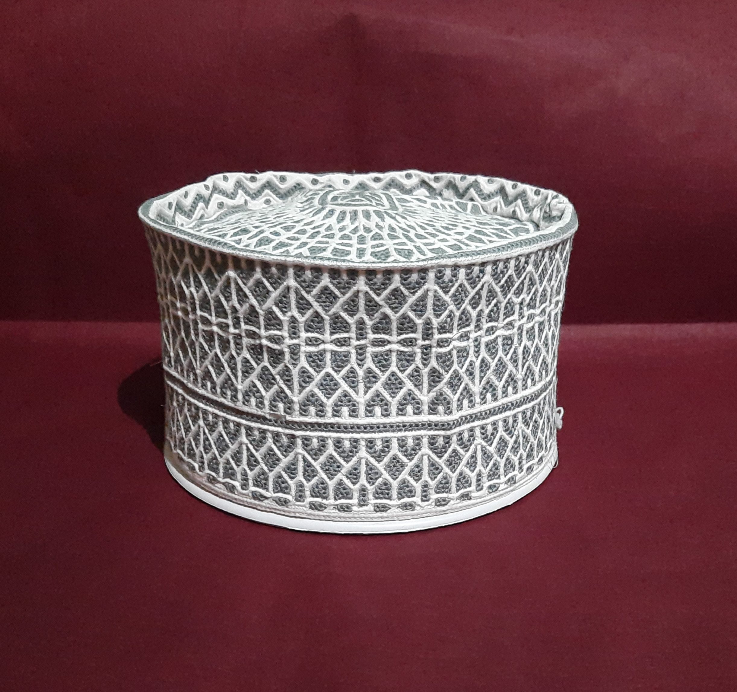 New Original Omani Barkati Cap Soft Cotton Material modal no 117 Sizs 22 ( Barkati Topi)