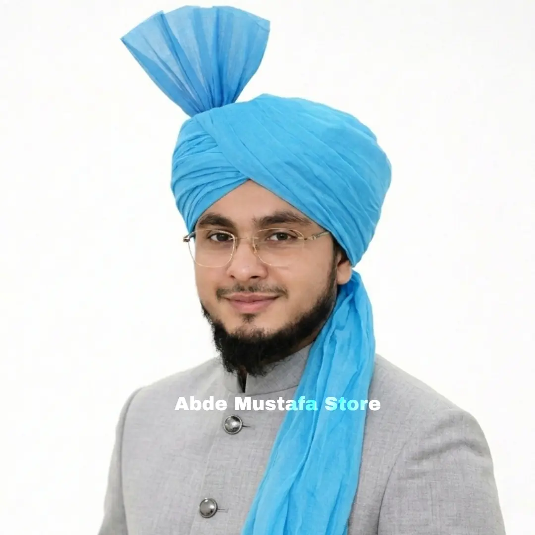 Sky Blue Azhari Imama