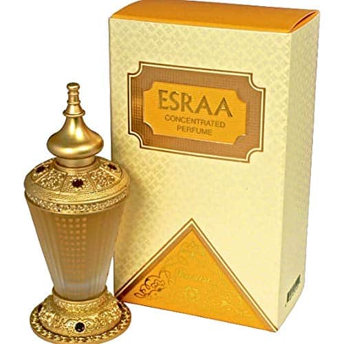 Rasasi Attar Esraa – Unique Blend of Musk, Amber, Saffron and Sandalwood, 30 ml