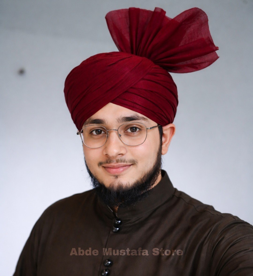 maroon imama Azhari Imama Maroon Colour