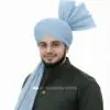 Light blue Azhari Imama Safa By Abde Mustafa Store (Colour Code #12)
