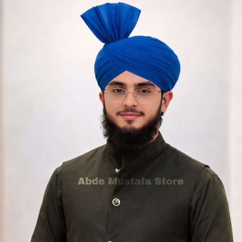 Blue Colour Azhari Imama Sharif (Code #52) - Abde Mustafa Store