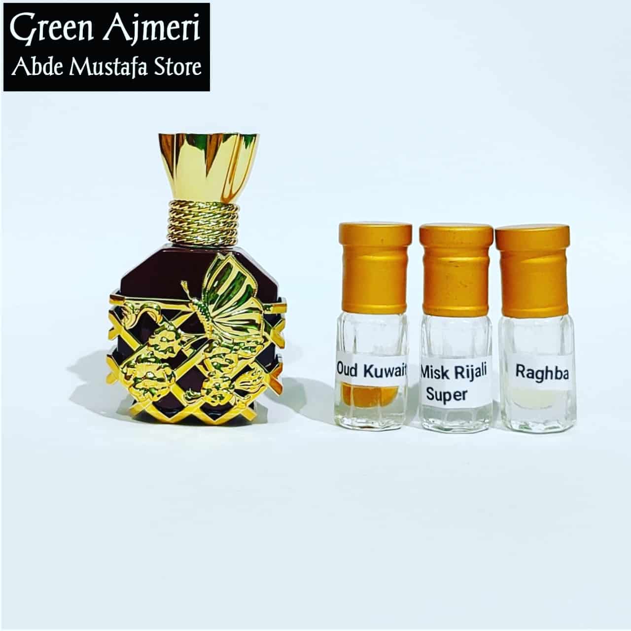 Green Ajmeri Attar Premium Quality Non Alcoholic With Free Testers By Abde Mustafa Store