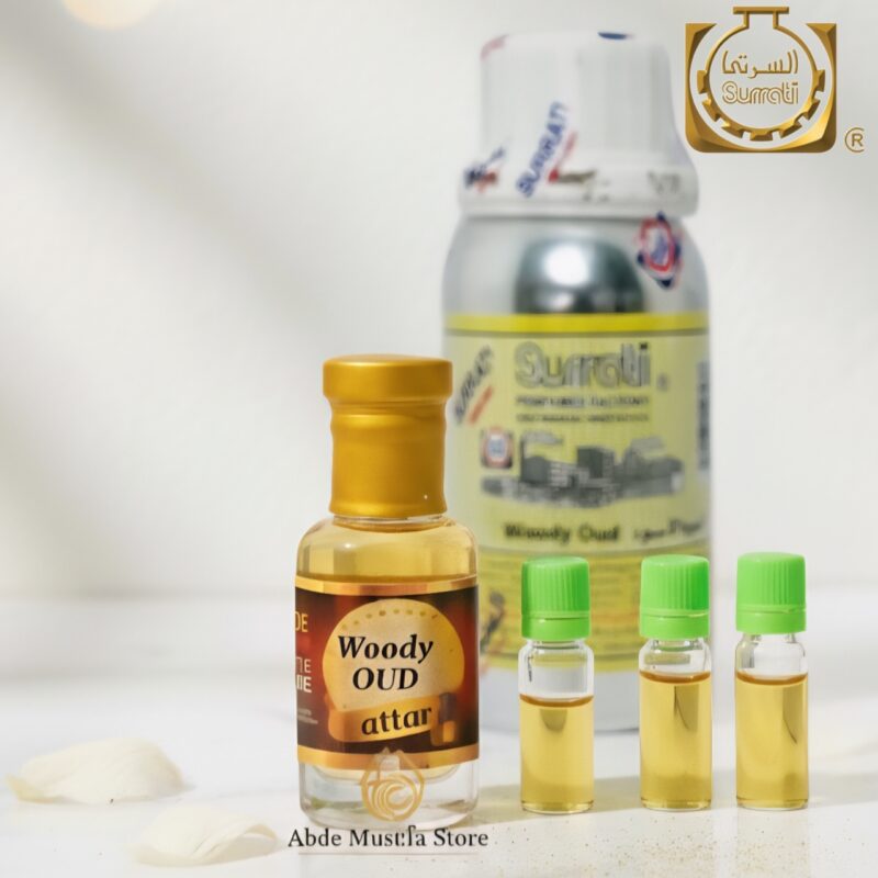 Woody Oud Surrati Attar 12ML And Free 3 Testers