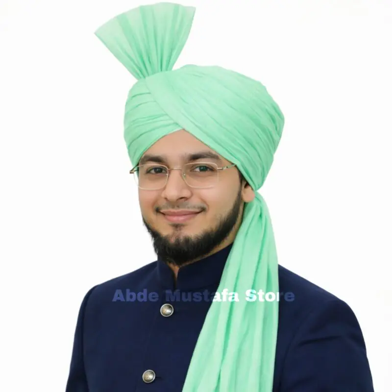 Elevate Your Style with Exquisite Piastacho Colour Azhari Imama Sharif at Abde Mustafa Store (Colour Code #35)