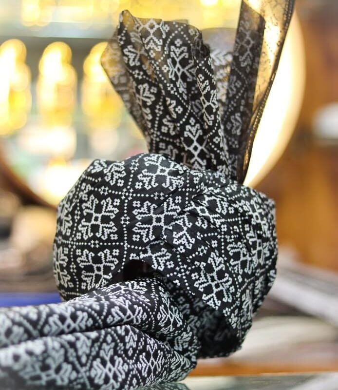 Black & White Digital Printed Imama Sharif