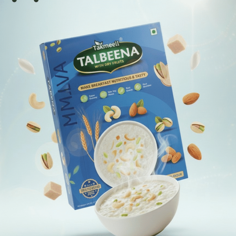 TALBEENA – A Light & Nutritious Barley-Based Breakfast Mix (250g)
