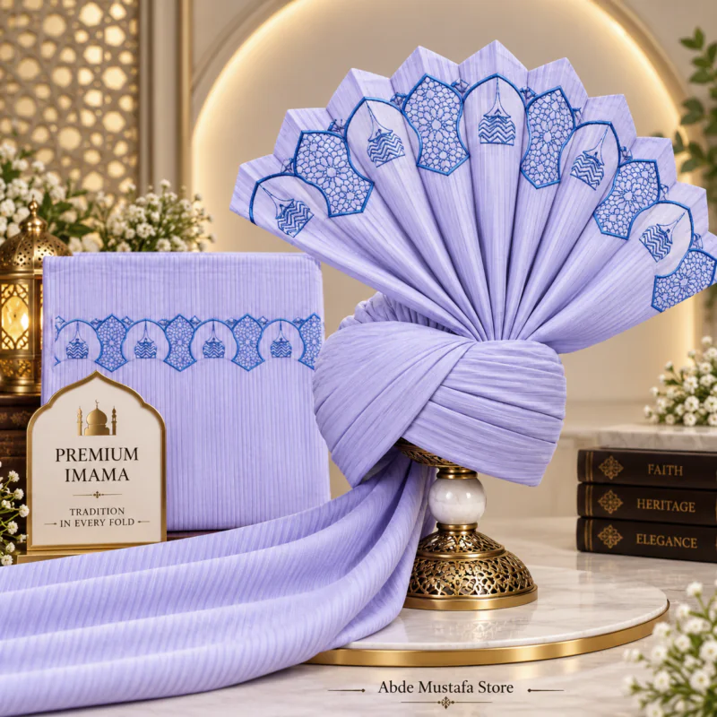 Lavender & Blue Embroidery Imama