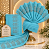 Sky Blue & Golden Embroidery Imama