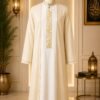Cream Coat Style Jubba