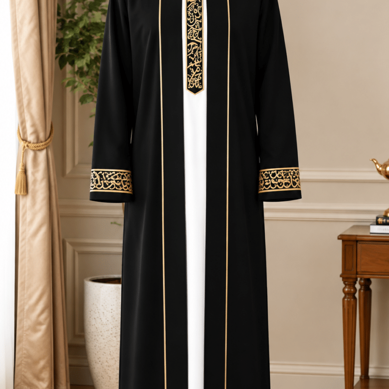 Black Coat Style Jubbah