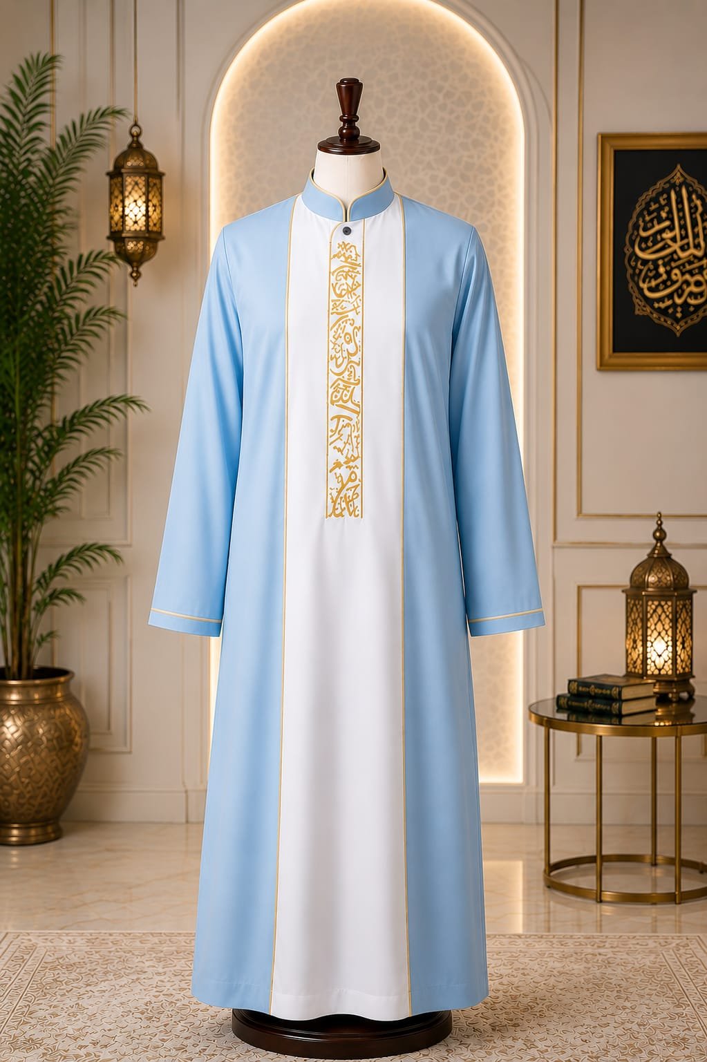 Sky Blue Coat Style Jubba Sky Blue Coat Style Jubba